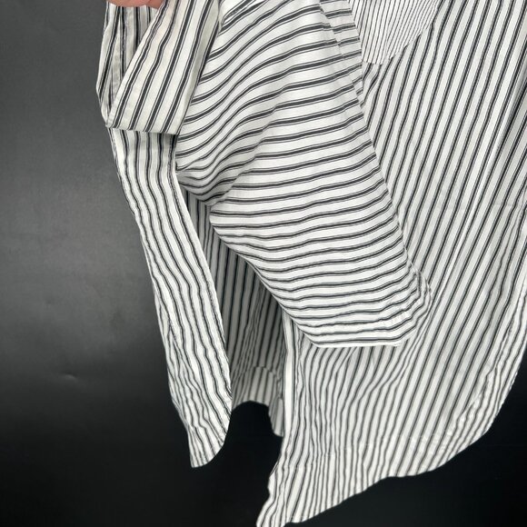 Dorothee Schumacher striped tunic art to wear top button front lagenlook 3 M - Picture 11 of 16